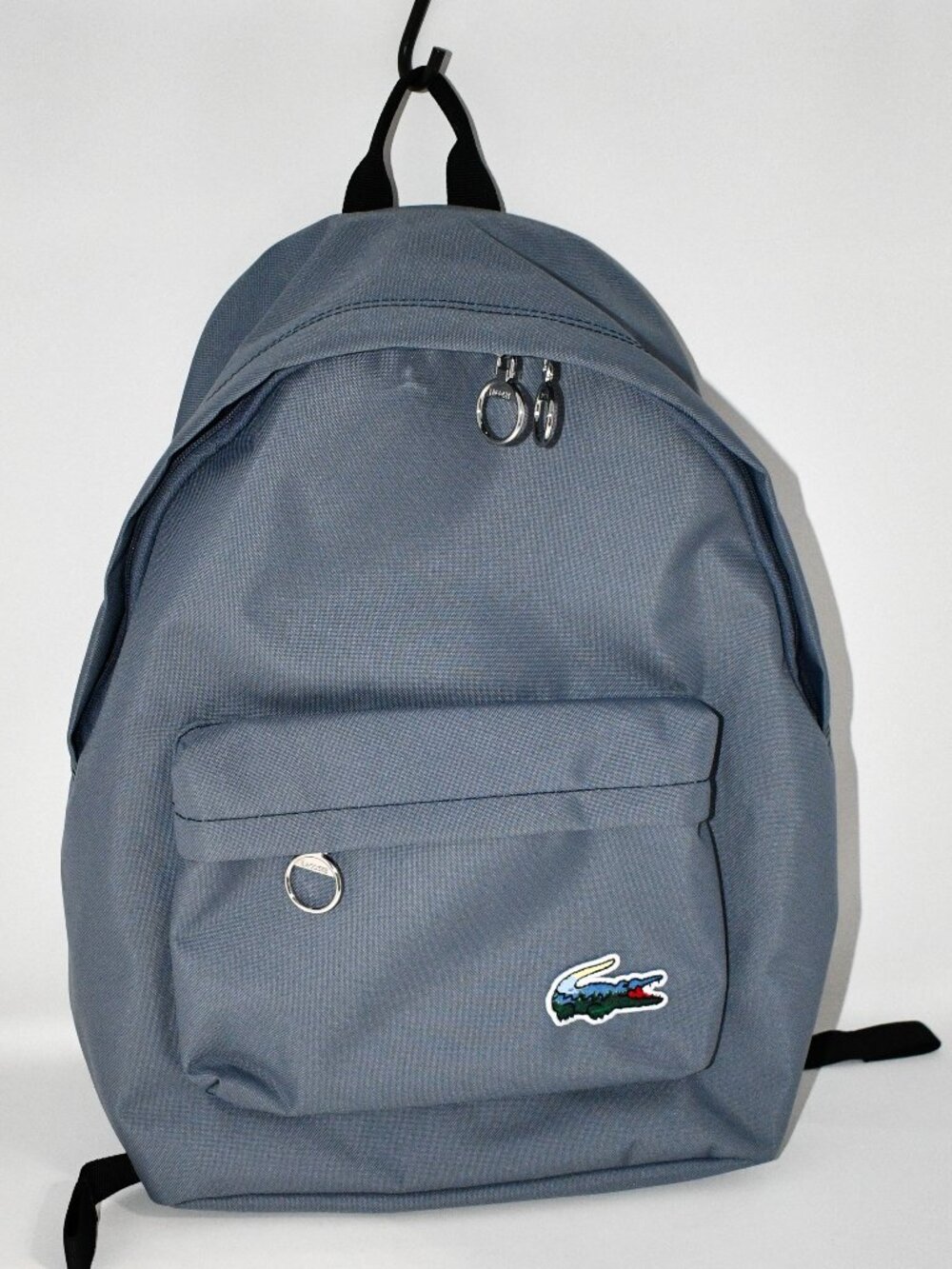 Lacoste The Blend Backpack Mountain Croc in Flint Stone #NU5142HN NWT